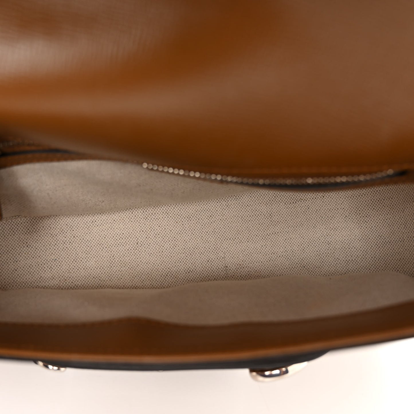 Monogram Small Horsebit 1955 Asymmetric Shoulder Bag Beige Brown Sugar