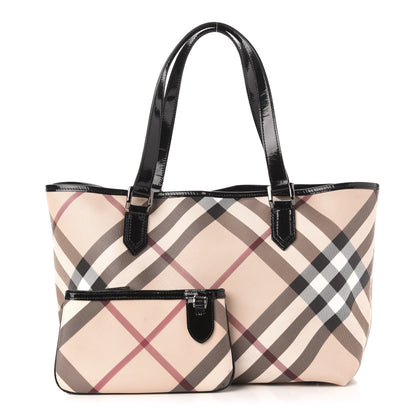 Burberry Nova Check Small Nickie Tote Black 1 of 18