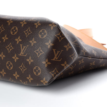 Louis Vuitton Monogram Flower Zipped Tote MM Beige 8 of 11