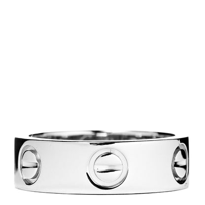 Cartier Platinum 5.5mm LOVE Ring 48 4.5 3 of 4