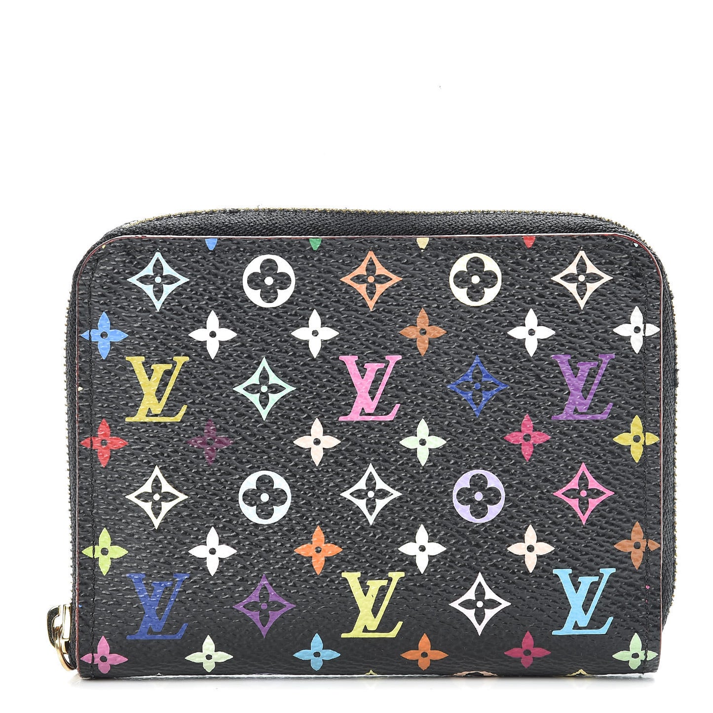 Monogram Multicolor Zippy Coin Purse Black Grenade