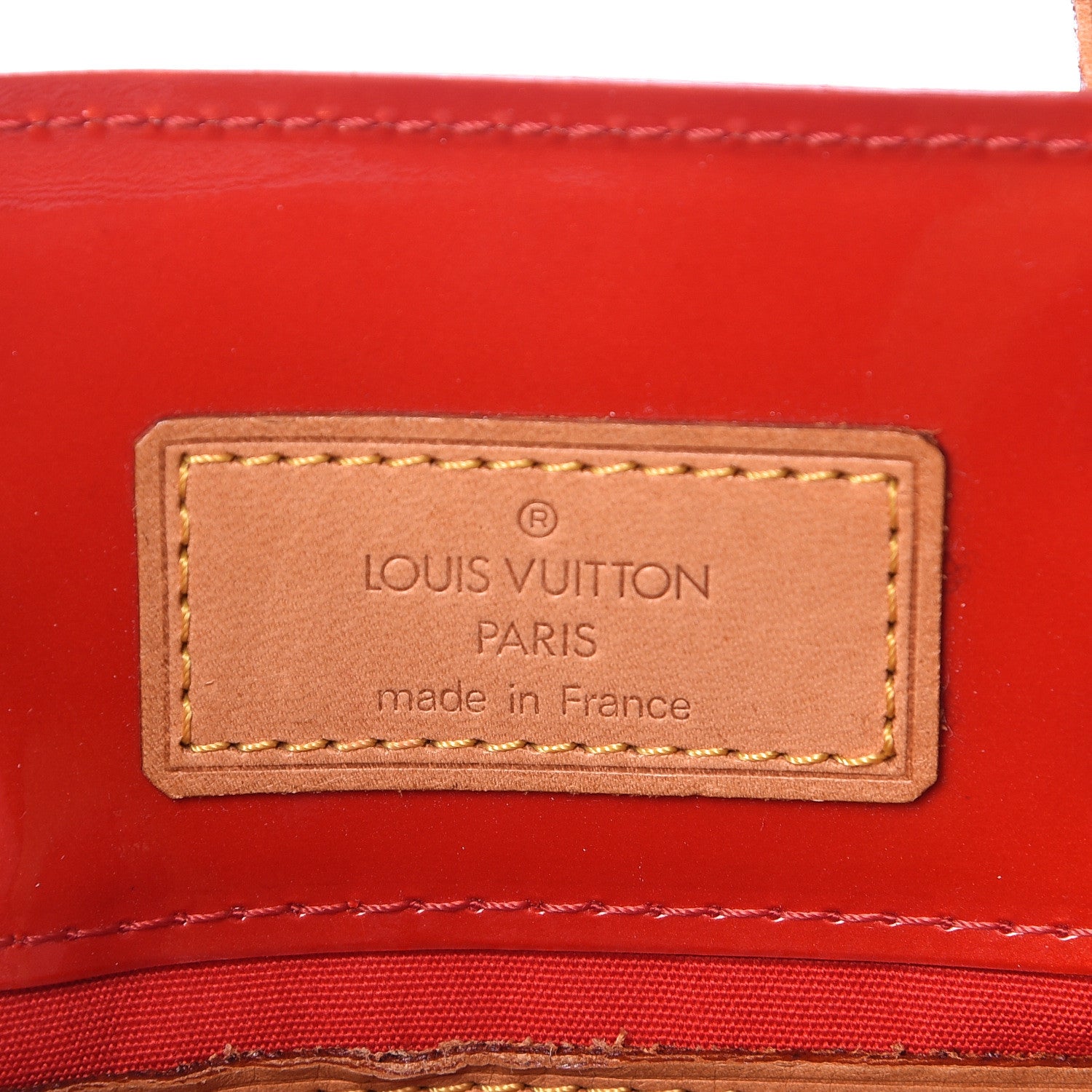 Louis Vuitton Vernis Reade PM Rouge 6 of 17
