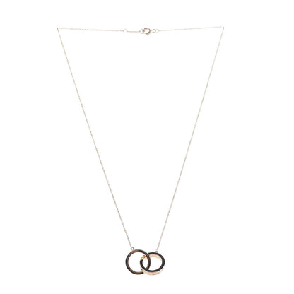 Tiffany 18K Yellow Gold 1837 Interlocking Circles Pendant Necklace 3 of 7