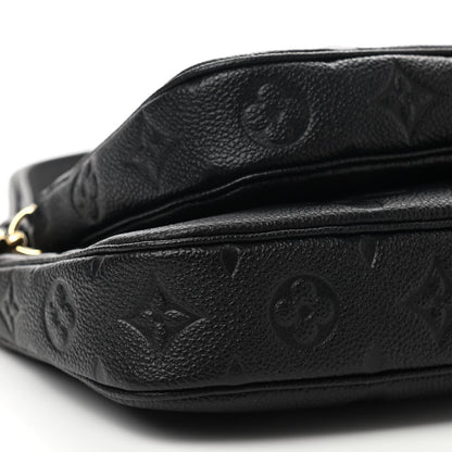 Louis Vuitton Empreinte Monogram Giant Multi Pochette Accessories Black 9 of 10