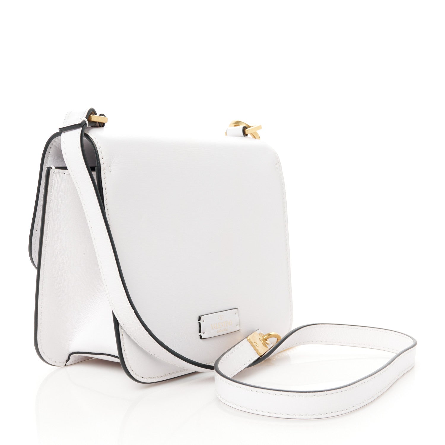 Valentino Garavani Smooth Calfskin Small VSling Shoulder Bag White 3 of 11