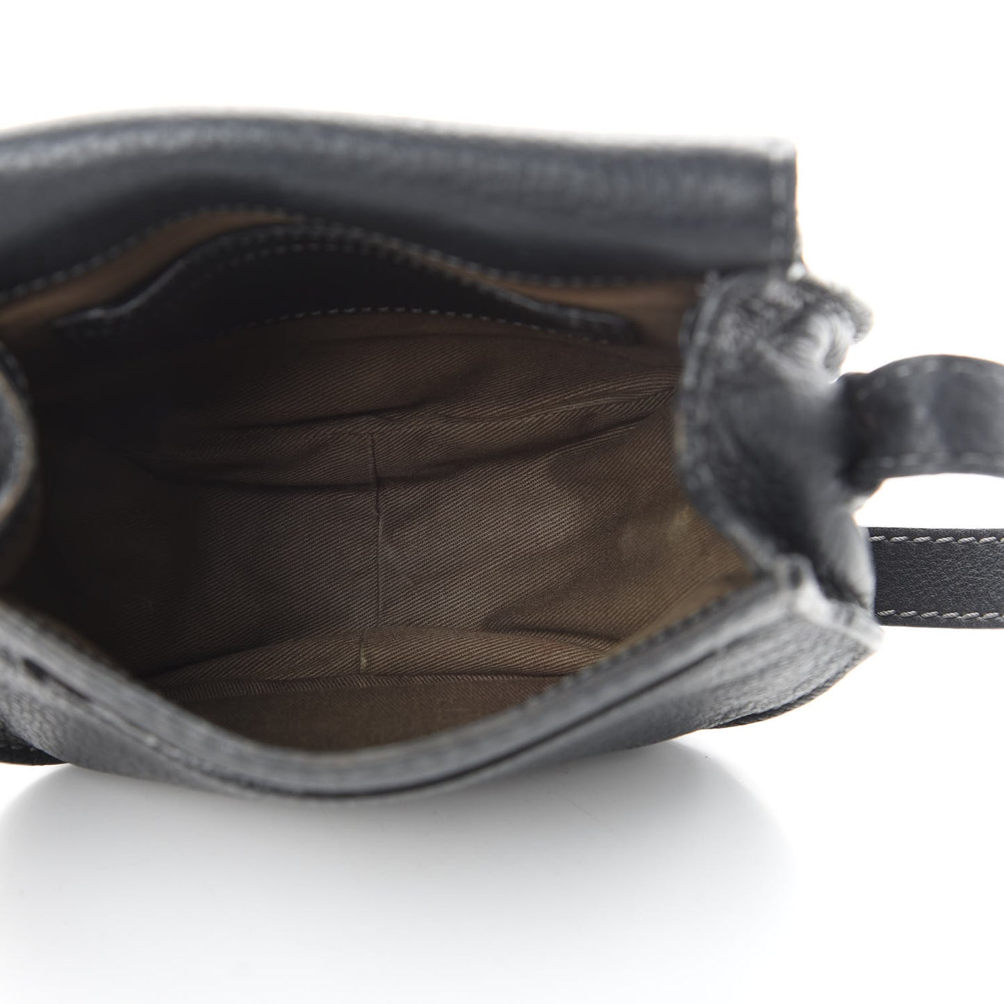 Calfskin Mini Marcie Round Crossbody Bag Black