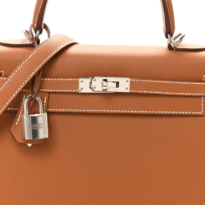 Hermes Epsom Kelly Sellier 25 Gold 8 of 11