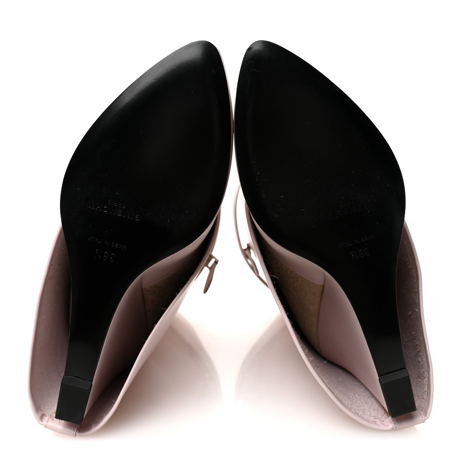 Givenchy Calfskin Shark Lock Ankle Boots 38.5 Light Pink 5 of 8