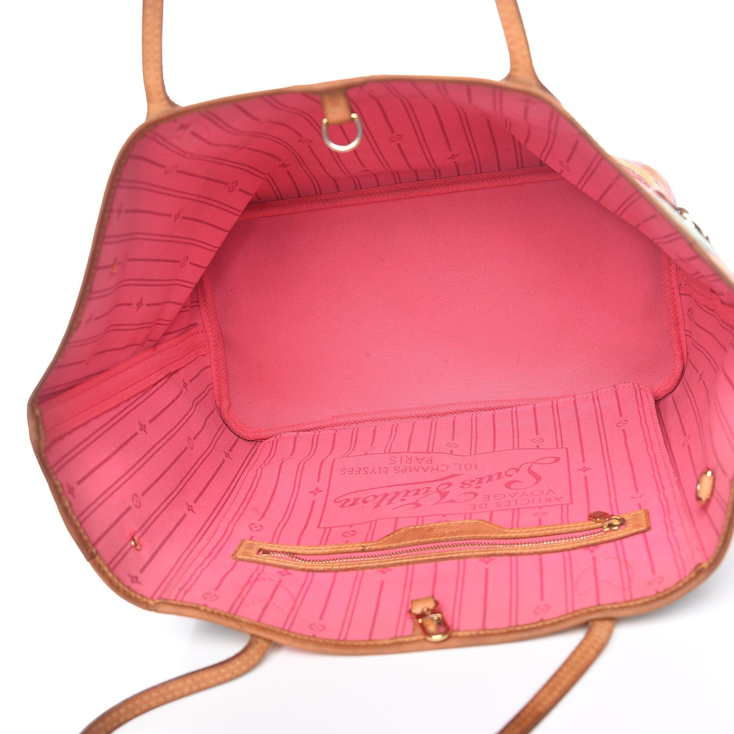 Louis Vuitton Monogram Roses Neverfull MM 5 of 21