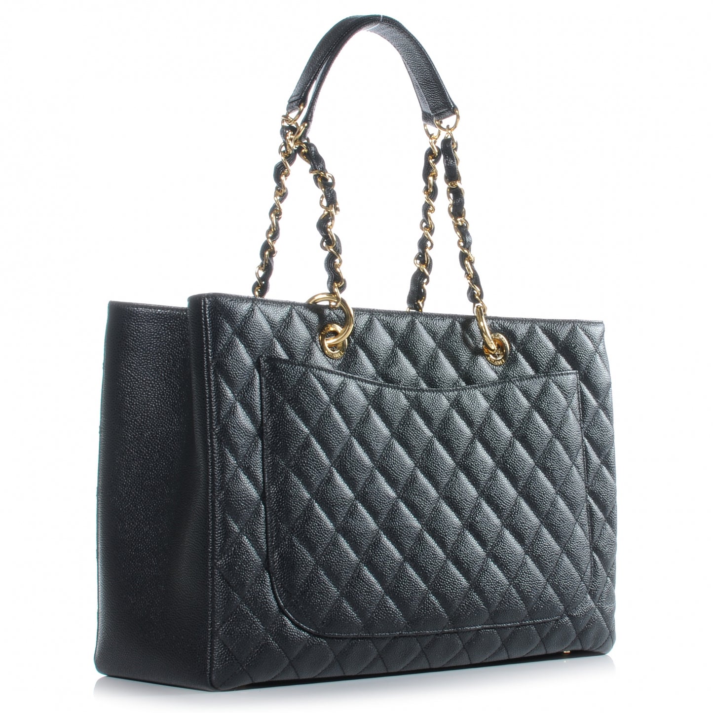 Caviar XL Grand Shopping Tote GST Black