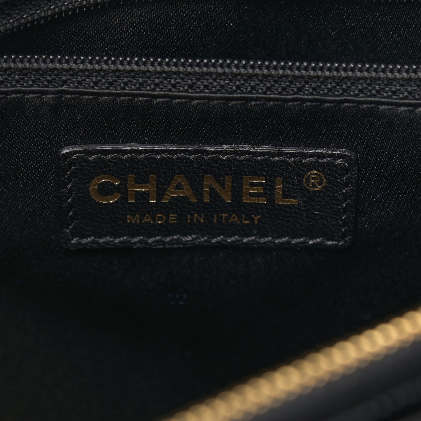 Caviar Quilted Grand Shopping Tote GST Black