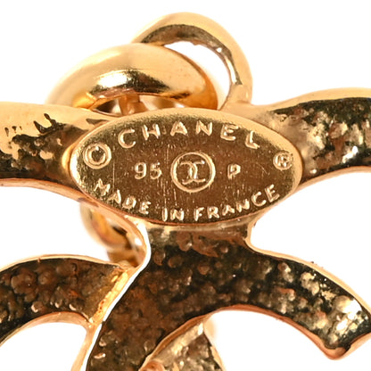 Chanel CC Heart Chain Pendant Necklace Gold 5 of 5