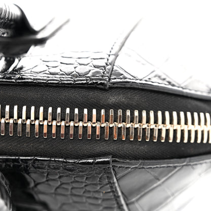 Givenchy Calfskin Crocodile Embossed Small Antigona Black 11 of 11