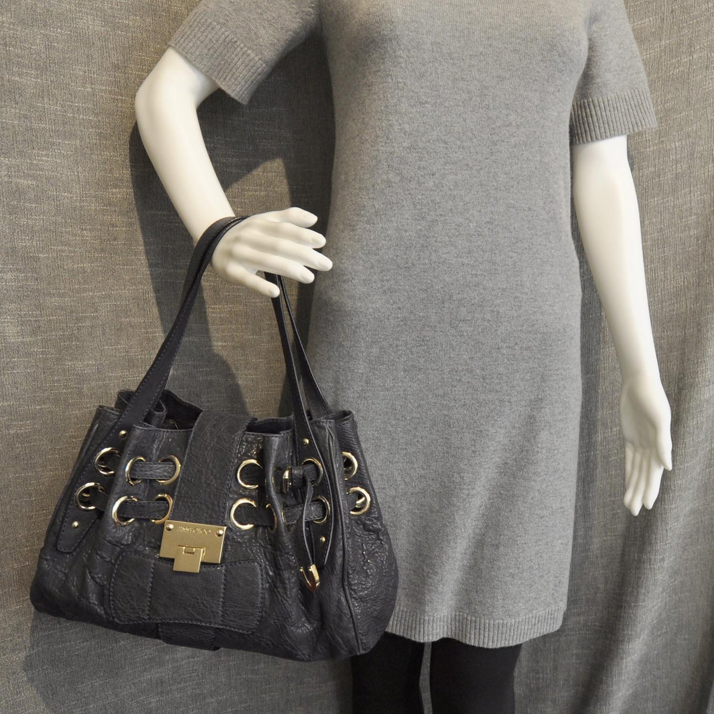 Drummed Leather Riki Blue