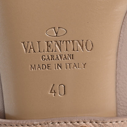 Valentino Garavani Nappa Rockstud Studwrap Strap 105mm Pumps 40 Poudre 8 of 11