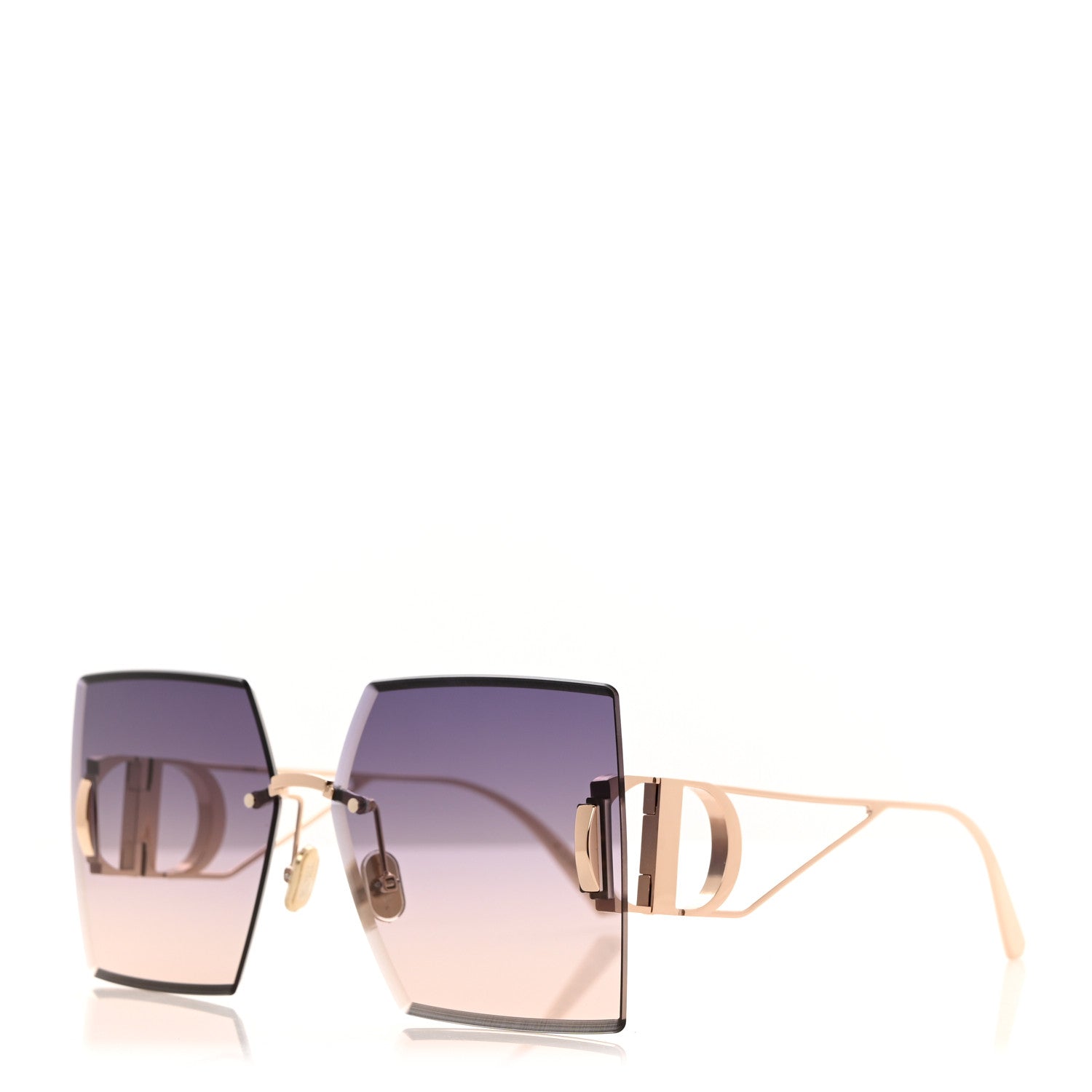 Christian Dior Square 30 Montaigne S7U Sunglasses Purple Pink 1 of 8