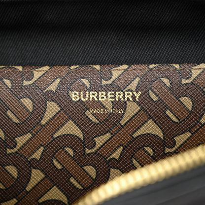 Burberry E-Canvas Monogram Stripe Medium Sonny Bum Bag Bridle Brown 6 of 10