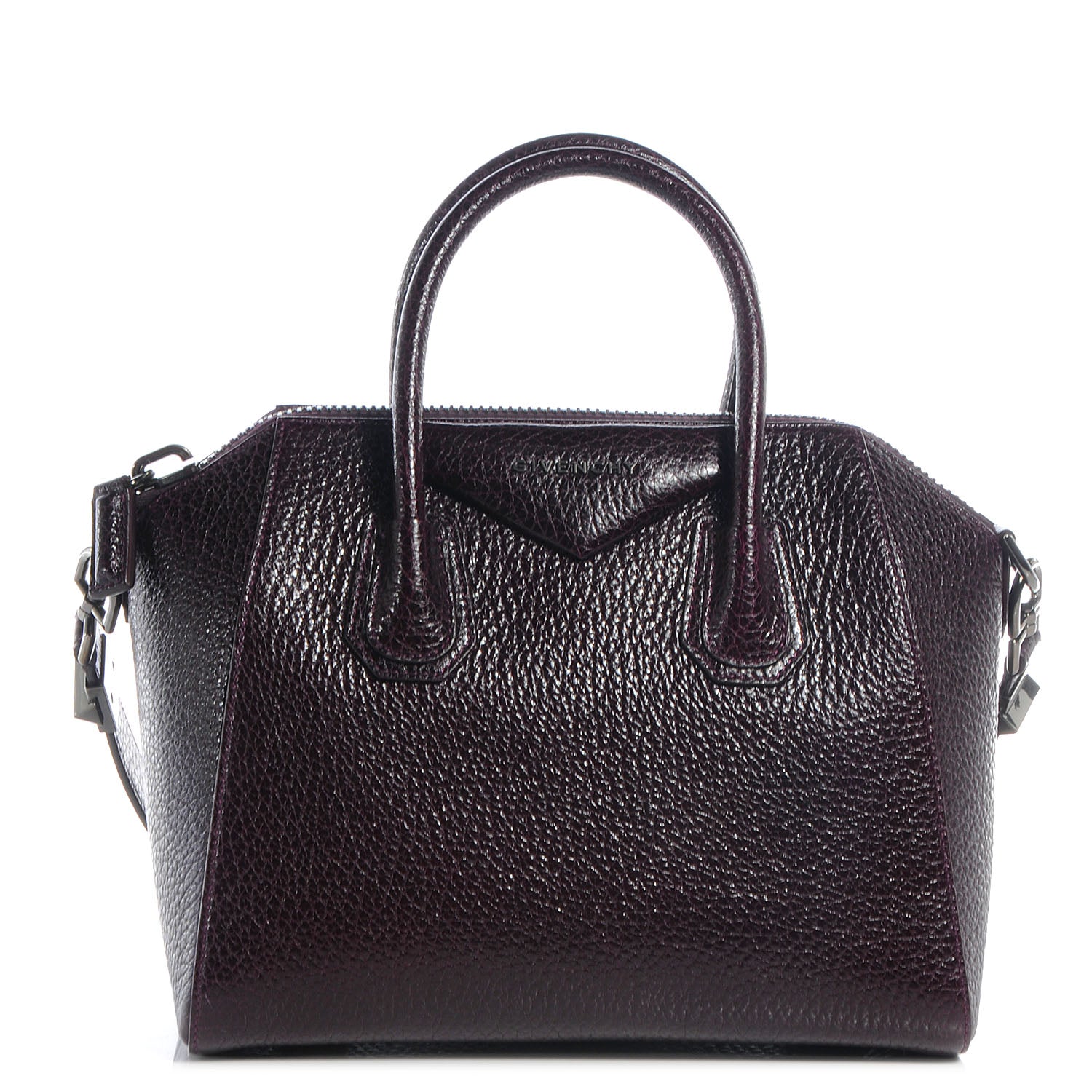 Givenchy Grained Goatskin Small Antigona Dark Purple 1 of 11