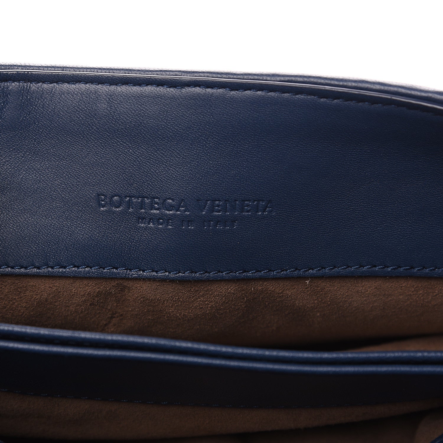 Bottega Veneta Nappa Intrecciato Baby Olimpia Shoulder Bag Denim 5 of 9