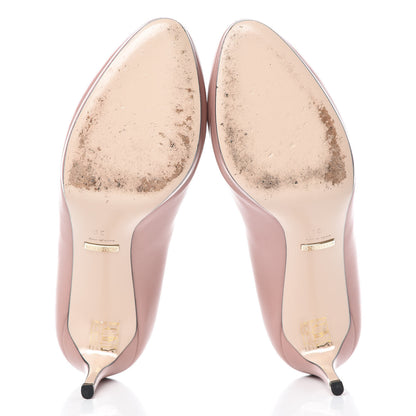 Gucci Malaga Kid Horsebit Platform Pumps 39 Dark Cipria 7 of 9