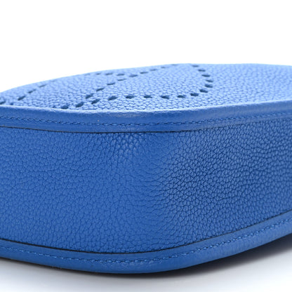 Hermes Taurillon Clemence Evelyne TPM Bleu Zellige 9 of 9
