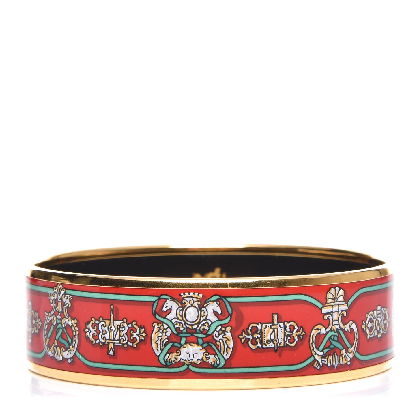 Enamel Printed Wide Bracelet 65