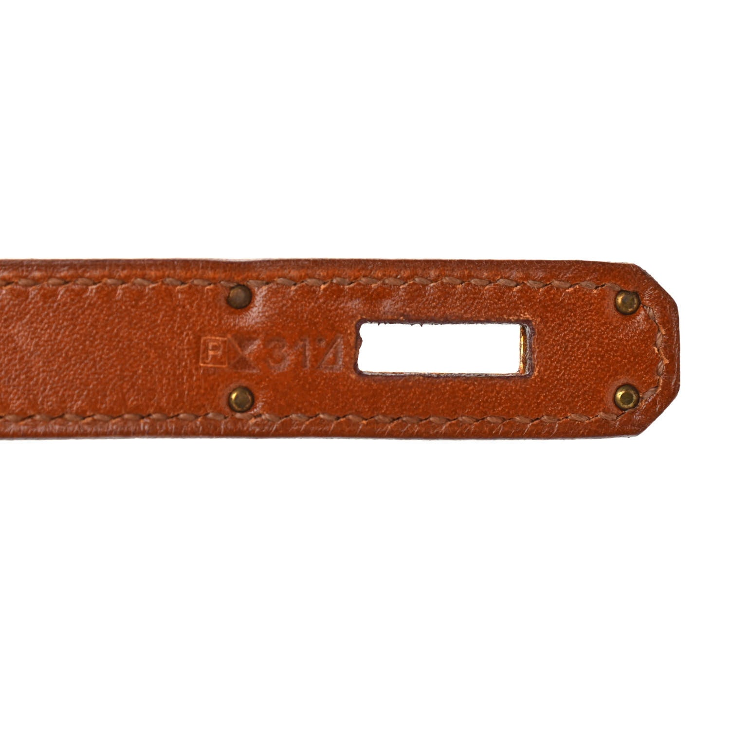 Hermes Tadelakt Ghillies Kelly Retourne 35 Fauve 10 of 12