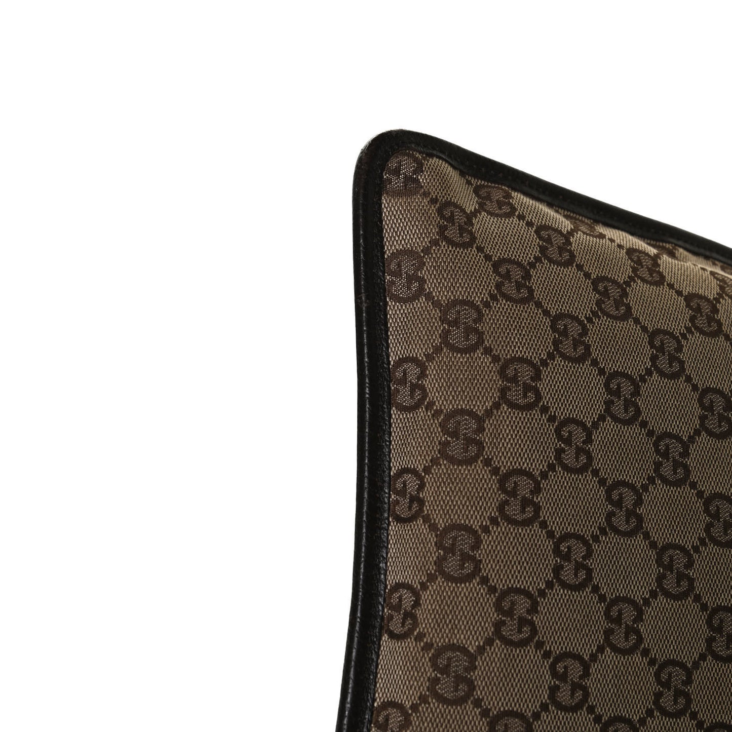 Monogram Messenger Crossbody Web Bag Dark Brown