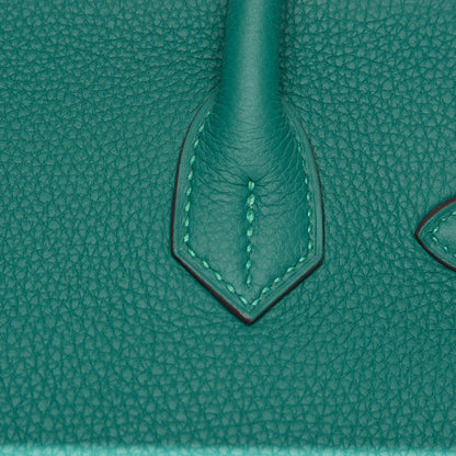 Hermes Togo Birkin 30 Malachite 24 of 28