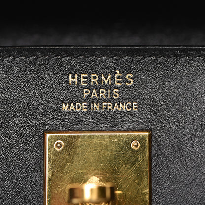 Hermes Box Kelly Retourne 35 Black 6 of 37