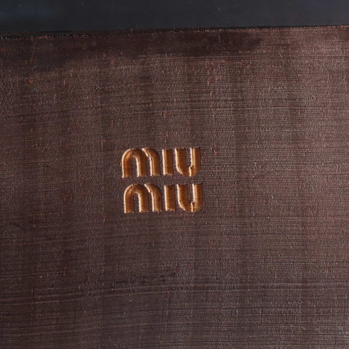 Miu Miu Suede Logo Slide Clogs 36 Cannella 8 of 10