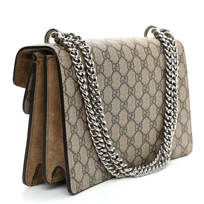 Gucci GG Supreme Monogram Small Dionysus Shoulder Bag Taupe 3 of 9