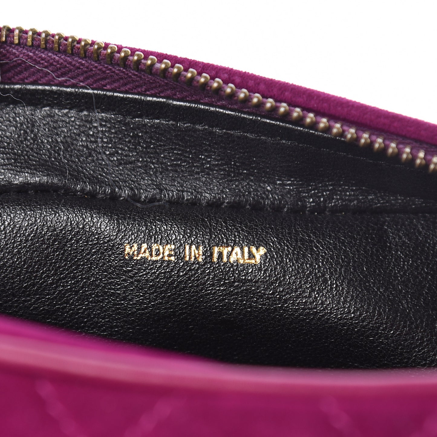 Suede Quilted CC Camera Crossbody Purple