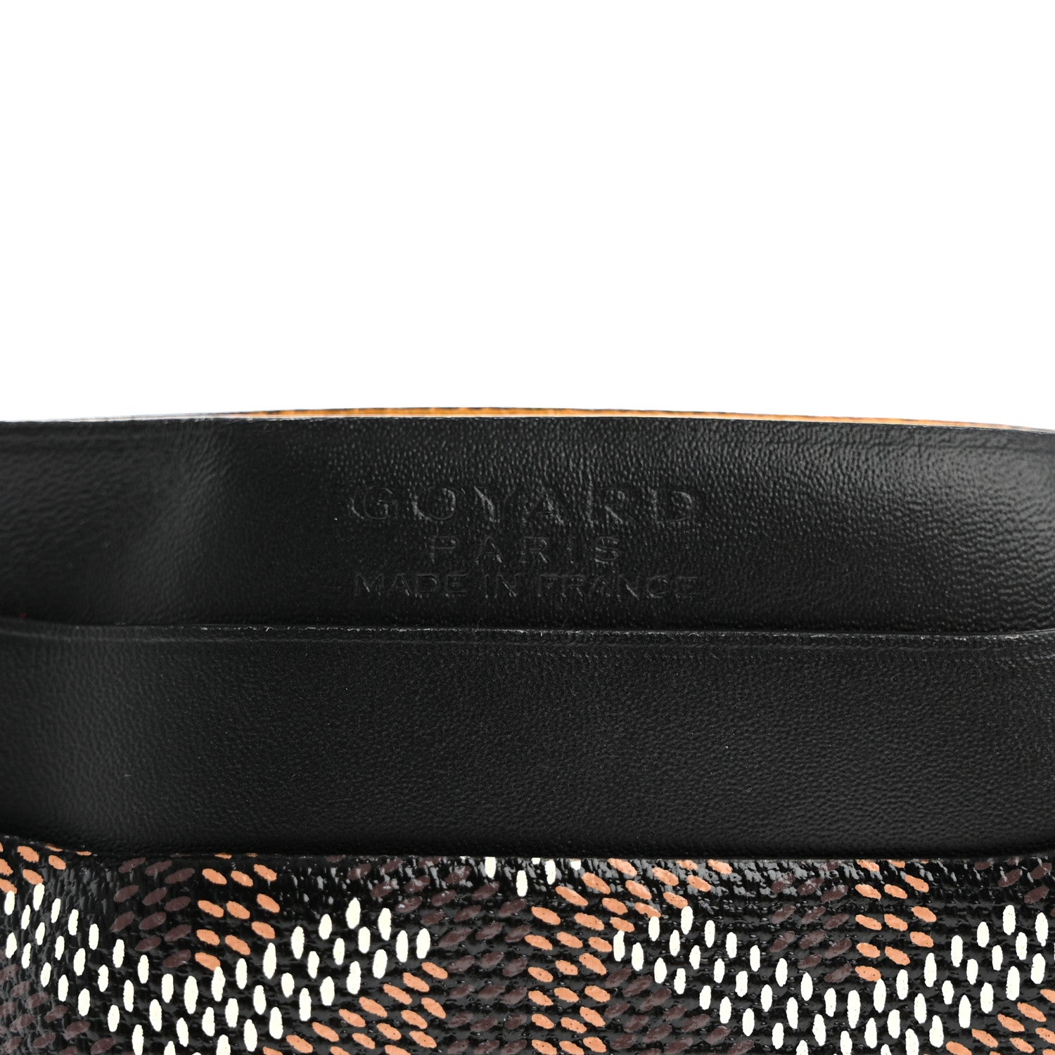 Goyard Goyardine Saint Sulpice Card Holder Black 6 of 9