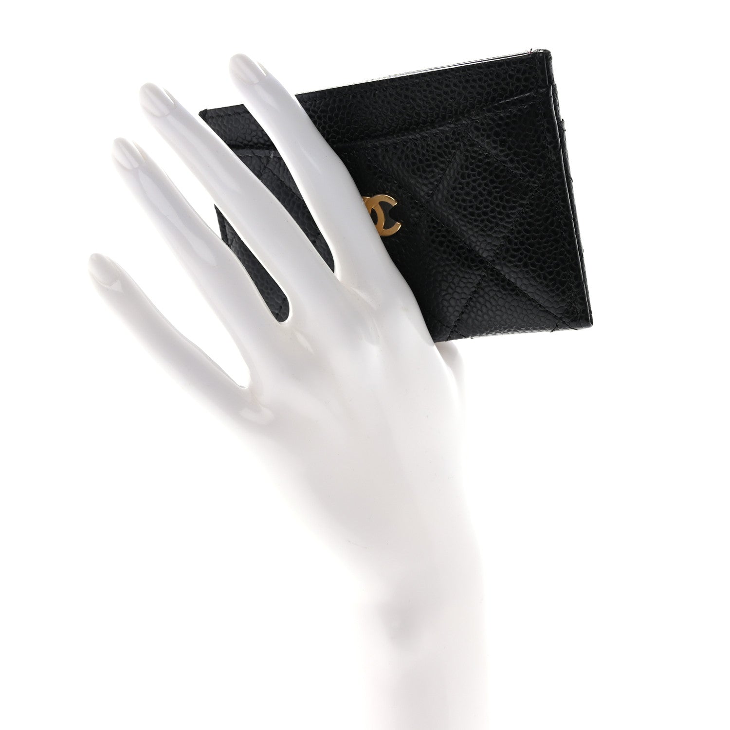 Chanel Caviar Quilted Card Holder Black 2 of 10