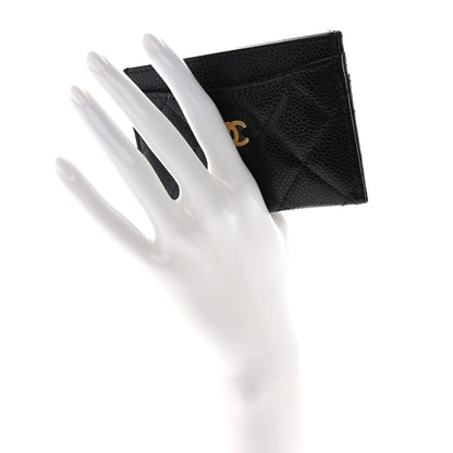 Chanel Caviar Quilted Card Holder Black 2 of 10