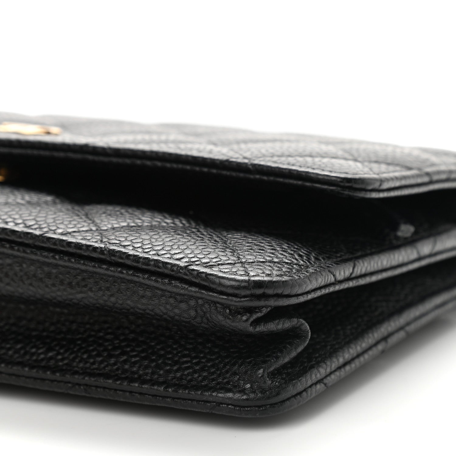 Chanel Caviar Quilted Wallet On Chain WOC Black 10 of 11