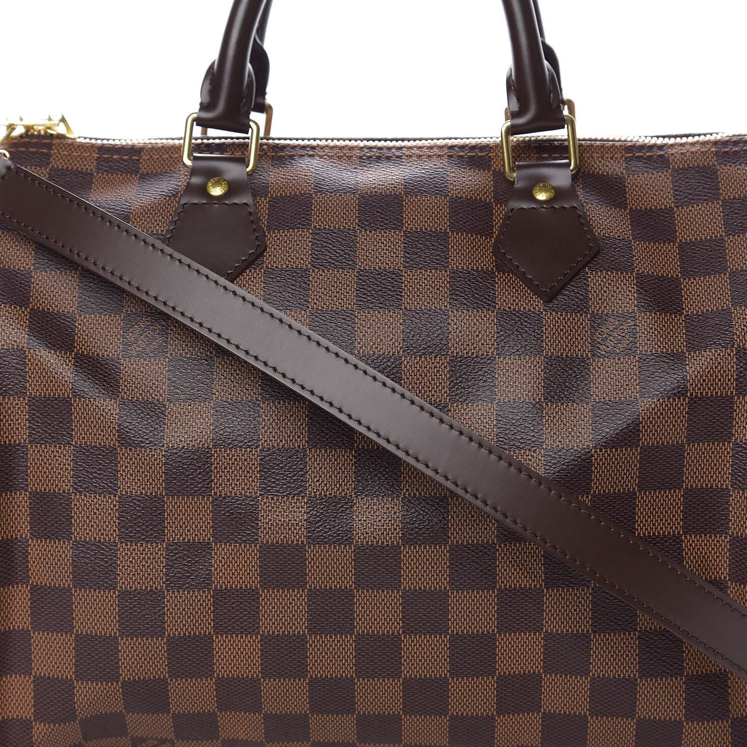 Louis Vuitton Damier Ebene Speedy Bandouliere 30 9 of 9