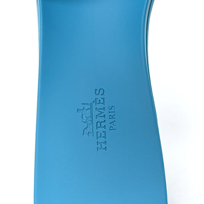 Hermes Rubber Aloha Sandals 39 Bleu Vif 8 of 9