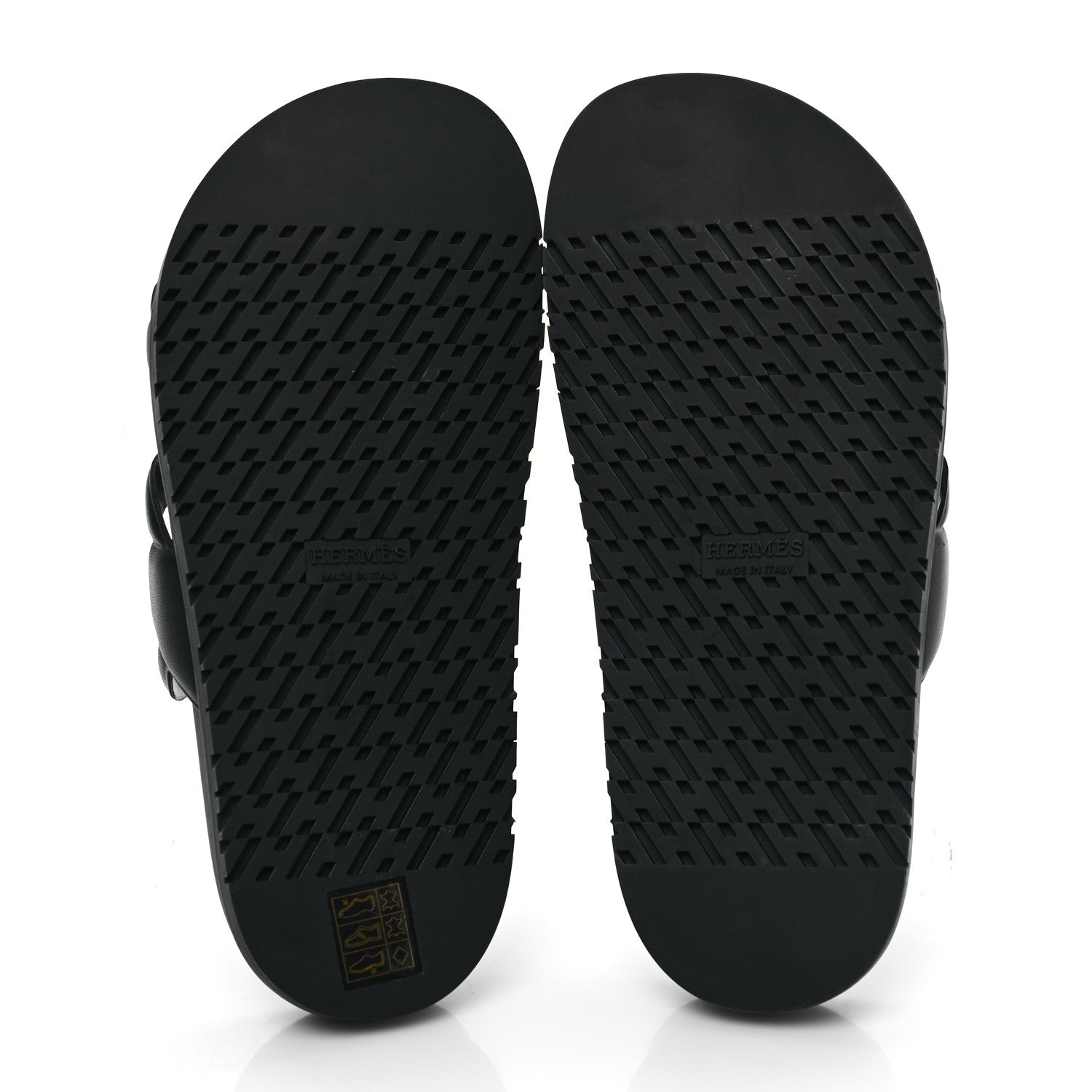 Hermes Nappa Extra Sandals 36 Black 6 of 9