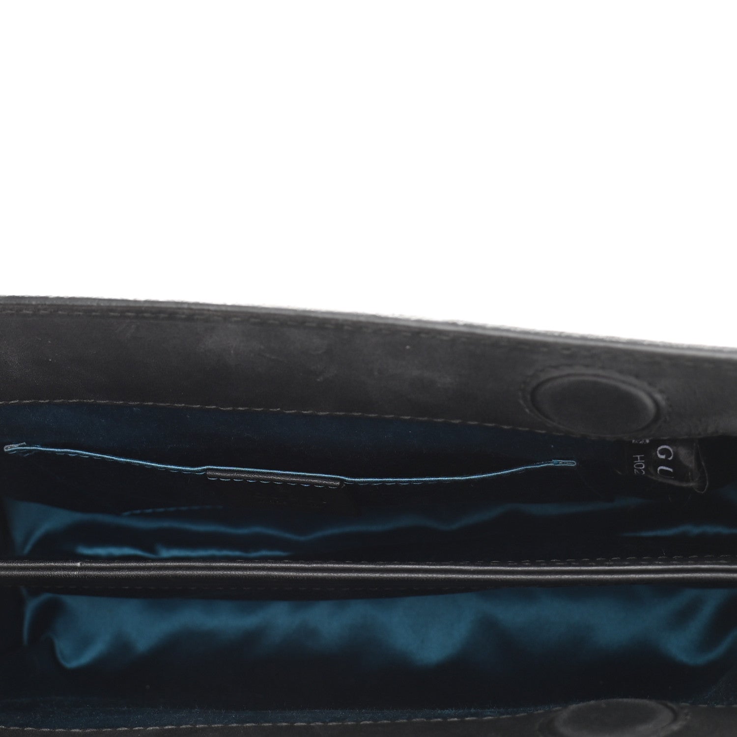 Gucci Suede Patent Web Dragon Embroidered Small Ophidia Chain Shoulder Bag Blue Black 5 of 14