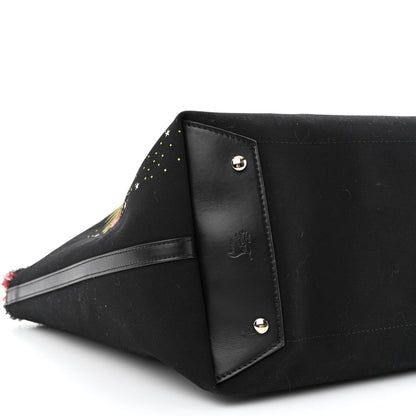 Christian Louboutin Canvas Frangibus Starlight Tote Black 9 of 10