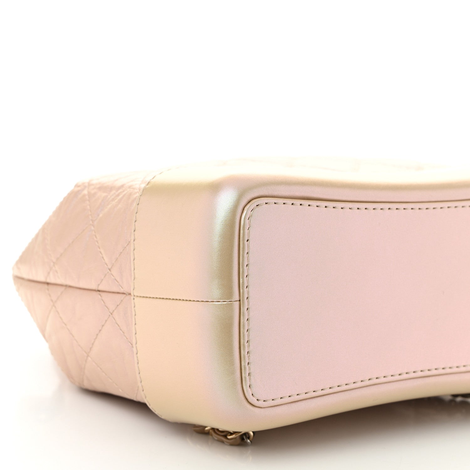 Chanel Iridescent Lambskin Calfskin Small Quilted Gabrielle Backpack Light Pink 9 of 11
