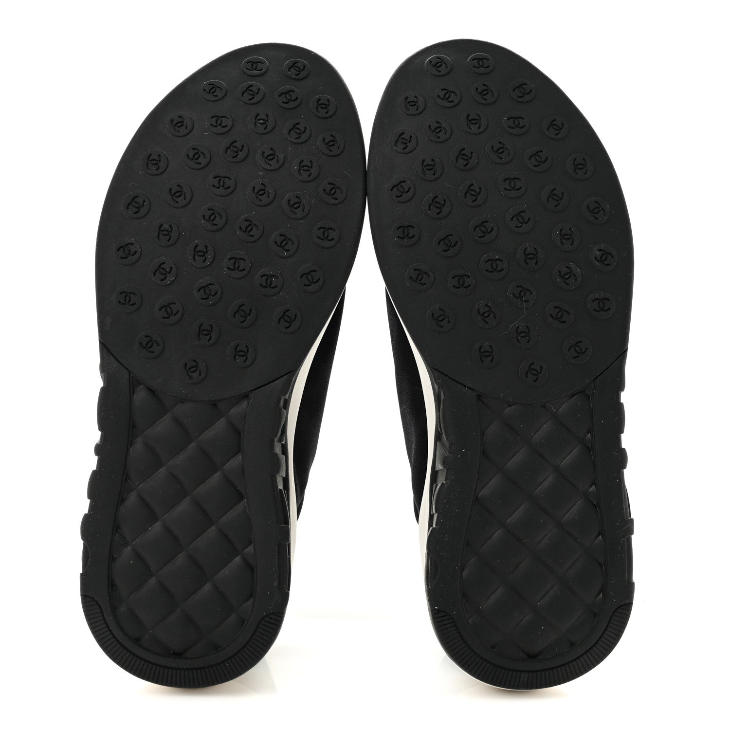 Chanel Mesh Lycra Thermoplastic Mens Sneakers 36 Black 5 of 8