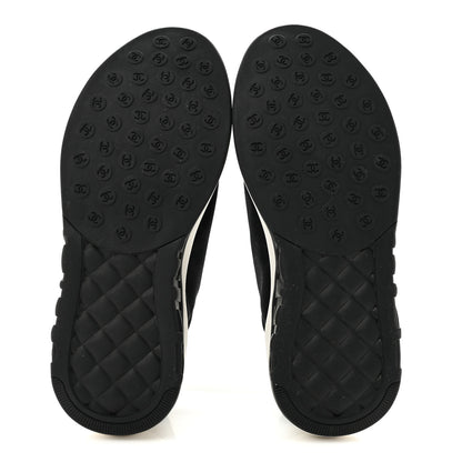 Chanel Mesh Lycra Thermoplastic Mens Sneakers 36 Black 5 of 8
