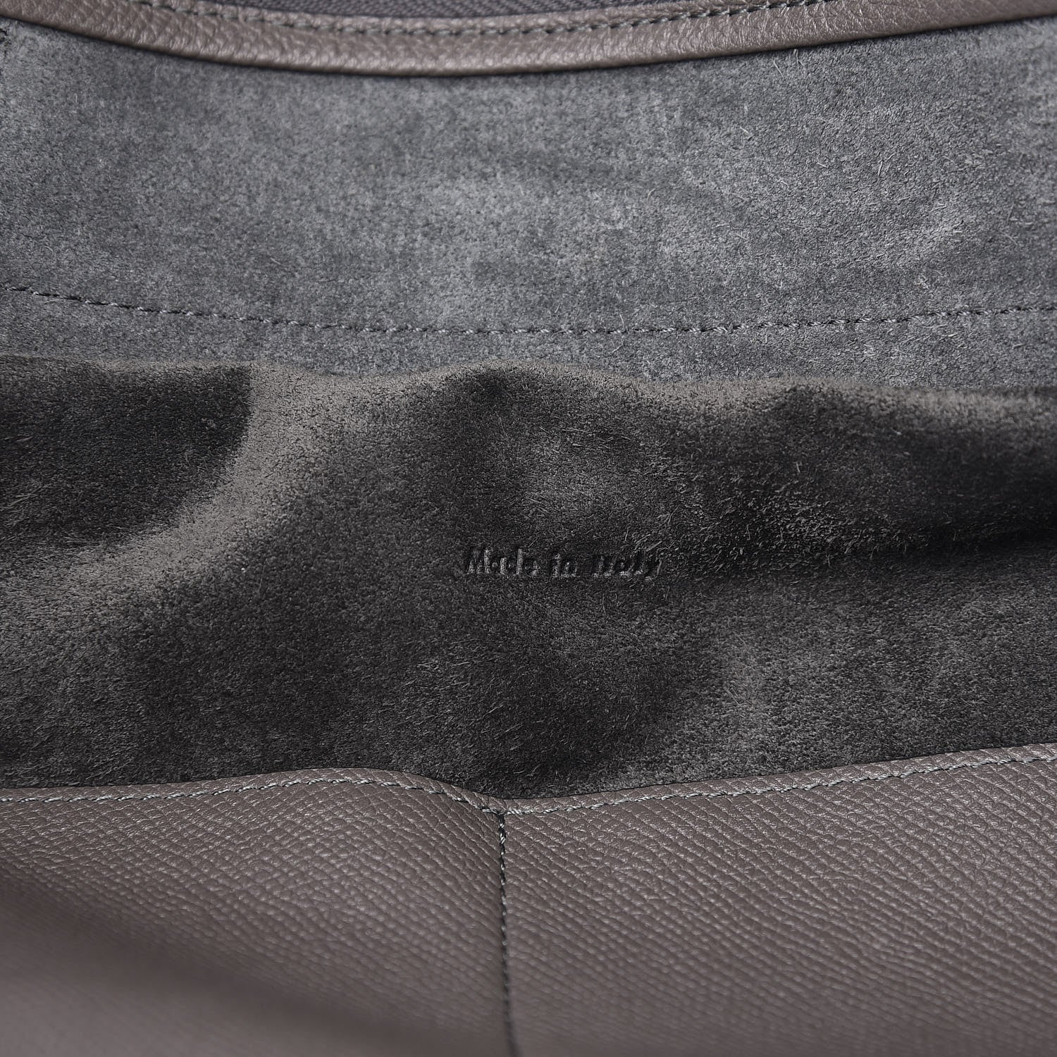 Celine Grained Calfskin Mini Belt Bag Grey 6 of 6