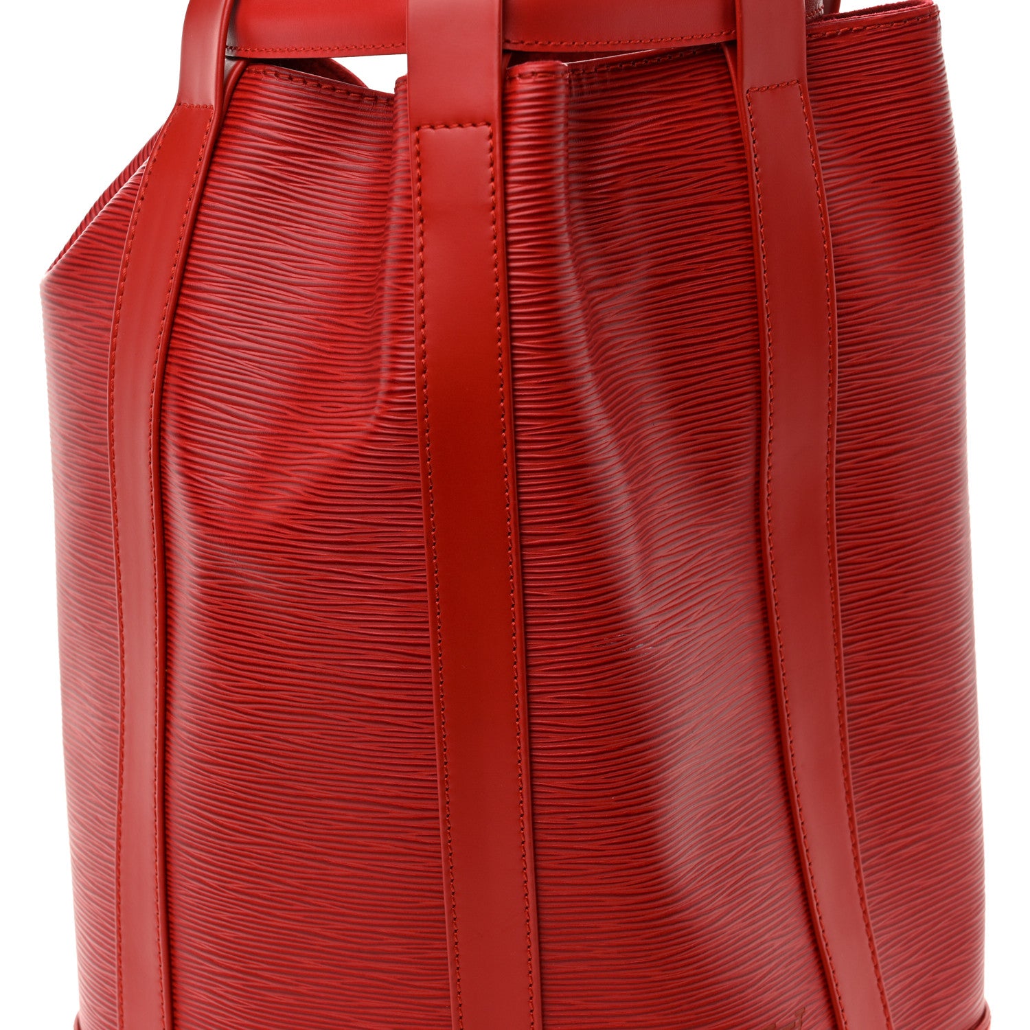 Louis Vuitton Epi Randonnee PM Castillan Red 7 of 11