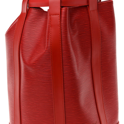 Louis Vuitton Epi Randonnee PM Castillan Red 7 of 11