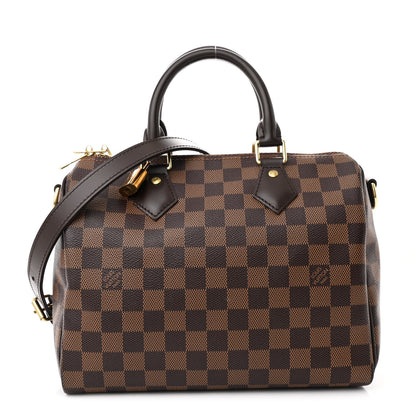 Louis Vuitton Damier Ebene Speedy Bandouliere 25 1 of 9