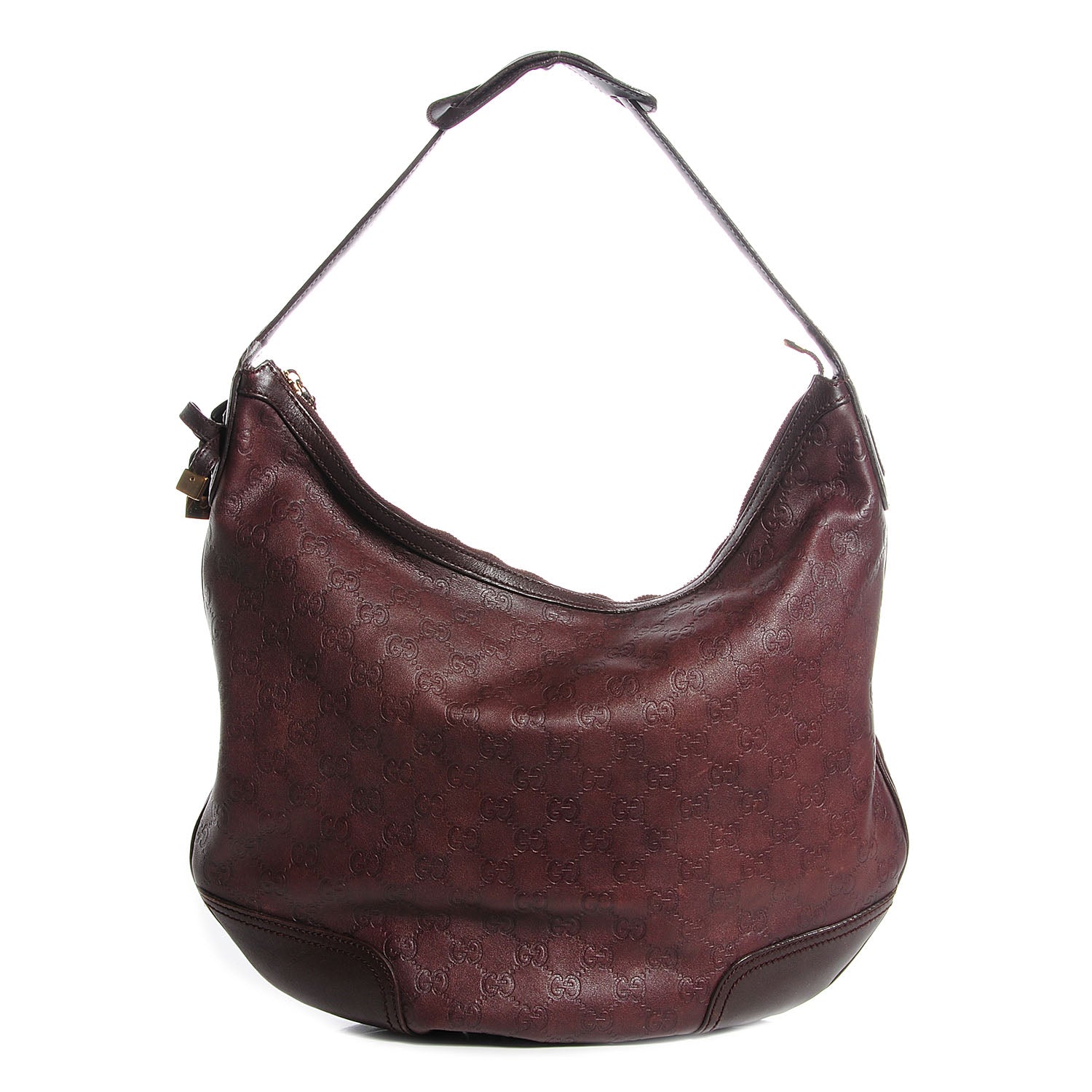 Gucci Guccissima Large Princy Hobo Dark Brown 1 of 7